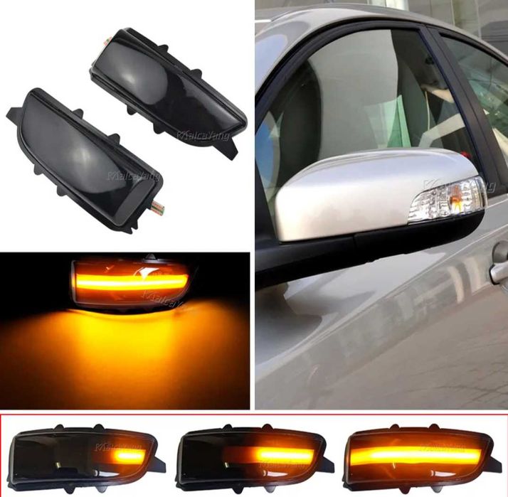 Динамични (бягащи) мигачи за огледалата за Волво Volvo