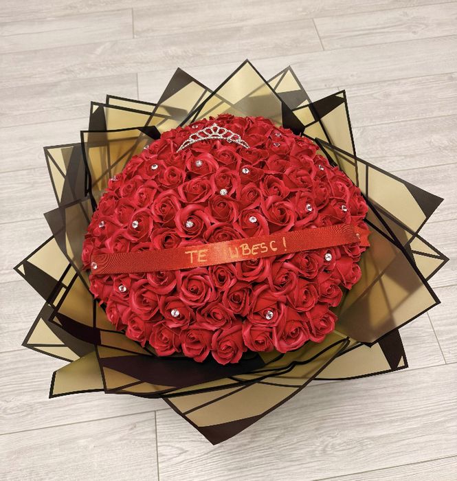 Buchet 101 trandafiri de sapun