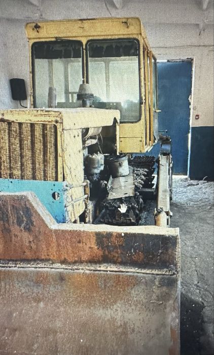 Трактор ДТ-75 с мехлопатай