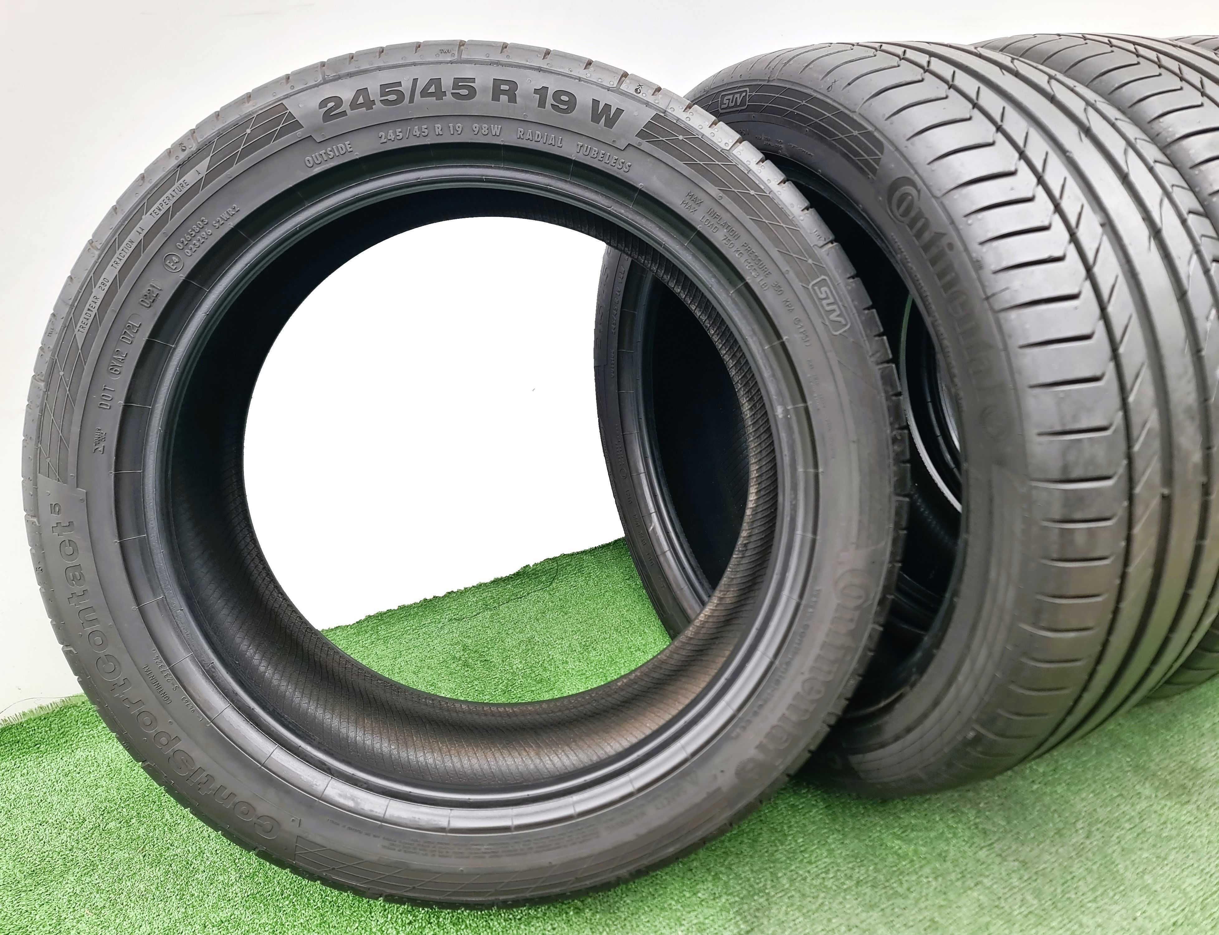 4бр. 245/45/19 CONTINENTAL SportСontact 5- летни гр. София Орландовци ...