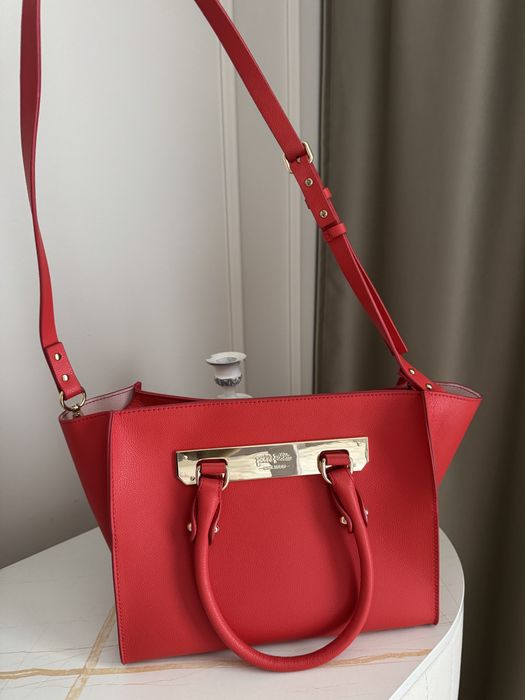 Geanta din piele  rosie  crossbody Folli Follie Style Cod