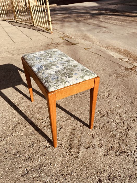 Винтидж пейка / табуретка – шведски дизайн, Mid-Century