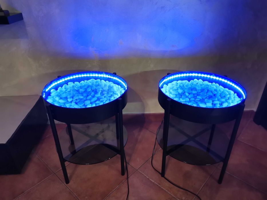 Луксозни нощни масички с лед осветление