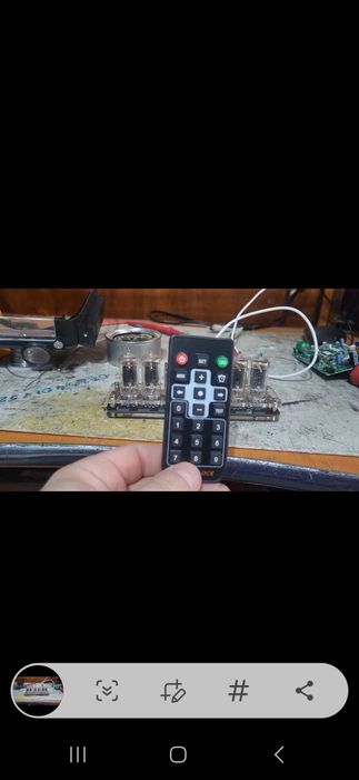 Ceas 6 digiti tub nixie(ZM nos)+telecomanda