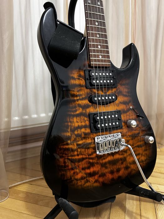 Chitară Ibanez electrică + amplificator MOOER + husă + suport chitară