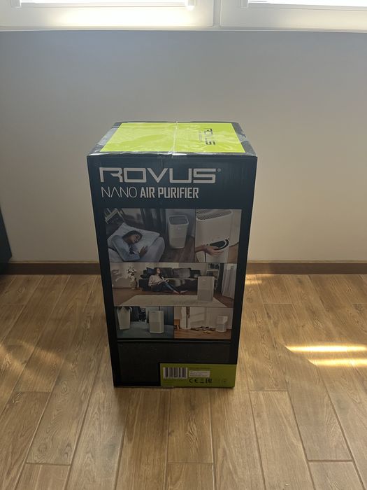 ЧИСТО НОВ Пречиствател за въздух Rovus Nano Air Purifier (HEPA H13 + UV-C)