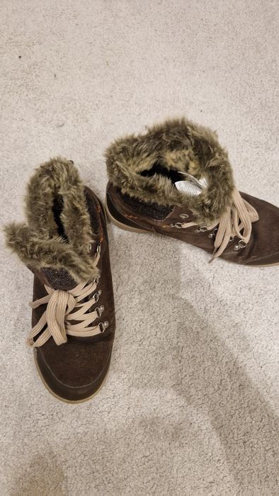 Ghete piele imblanite Decathlon