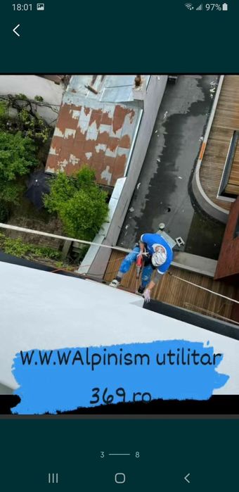 Alpinism utilitar Profesionalism la înălțime