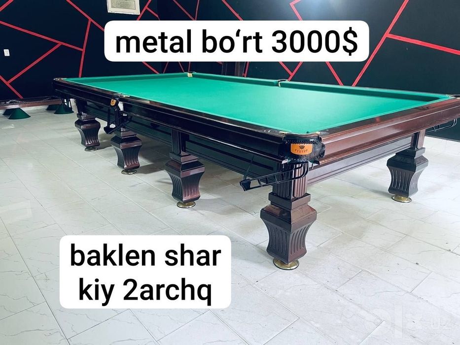 Bilyard sto‘l  билярд нархи