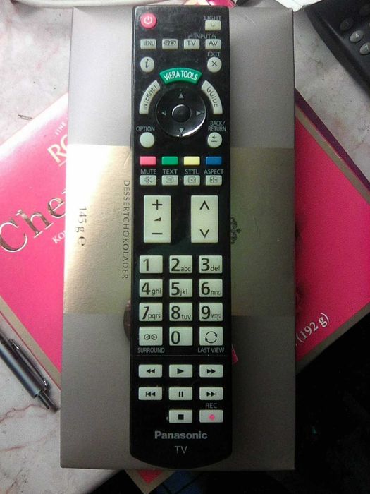 telecomanda panasonic televizor video dvd