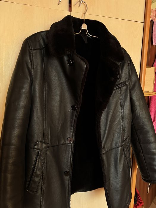 Дубленка зимняя, на парня, подростка