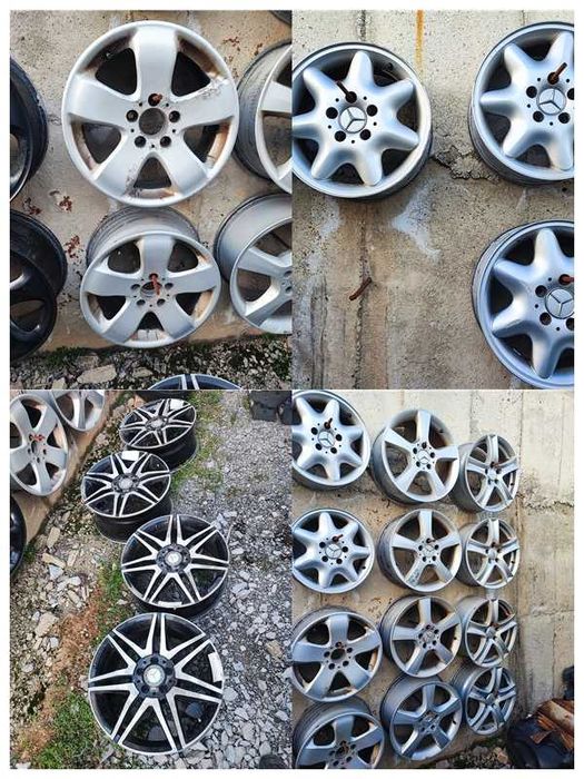 Джанти алуминиеви от Мерцедес цолове 15 и 16 17 18 и 19