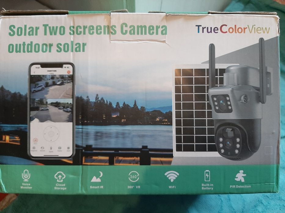 Камера видеонаблюдения на солнечной батарее