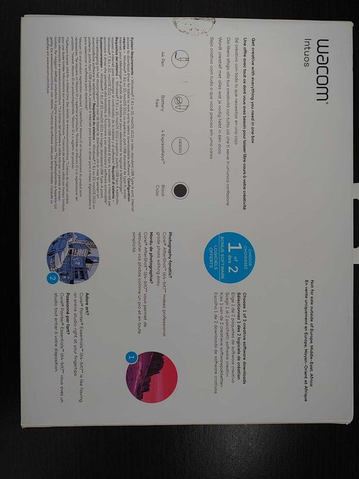 Tableta Grafică Wacom Intuos S, Negru – Stare Excelentă