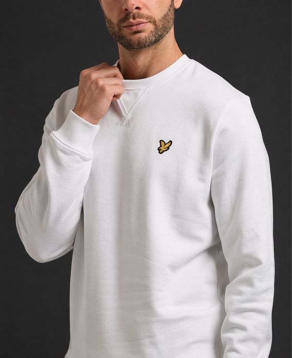 Суичър Lyle & Scott в бял цвят