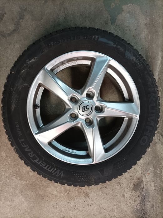 4 броя НОВИ джанти с НОВИ зимни гуми 5*108