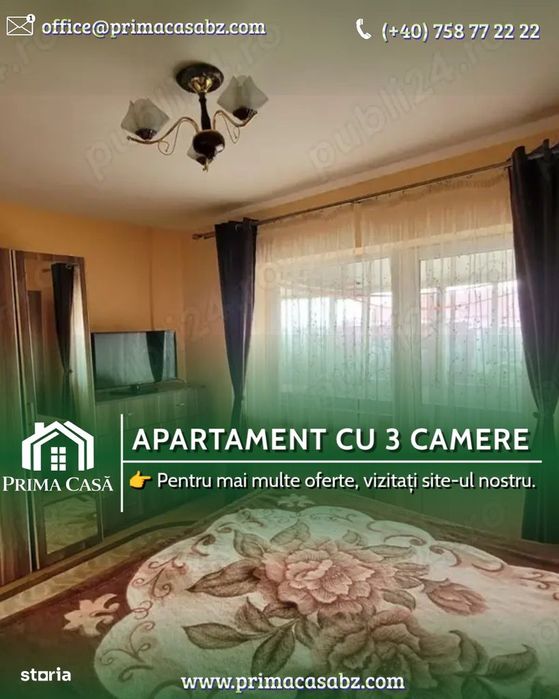 Apartament cu 3 camere ~ zona Dorobanti 1 ~ decomandat ~ 2 balcoane