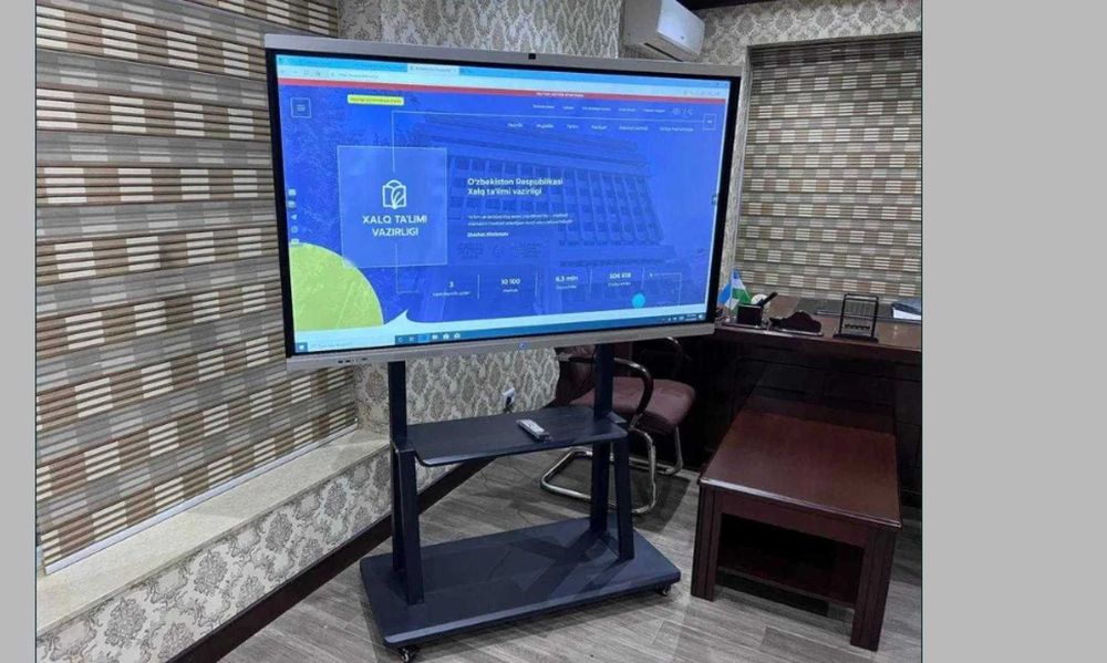 Интерактивная сенсорная доска 75 4K Андроид 14 доставка установка 24/7