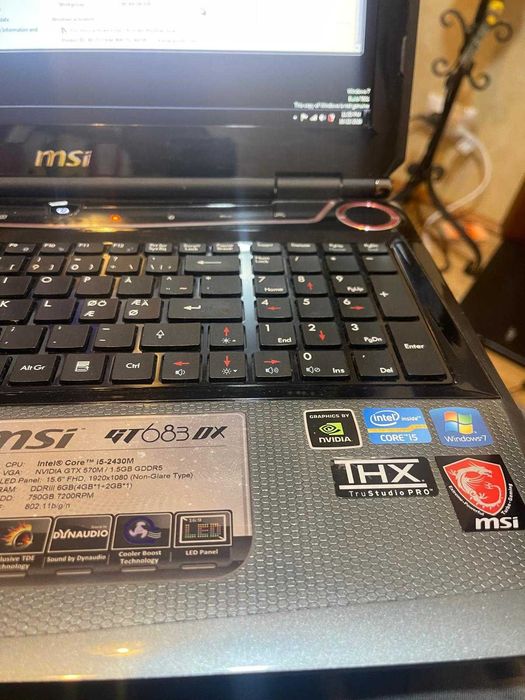 Laptop Gaming MSI GT683DX – i5, GTX 570M, 6GB RAM, Full HD