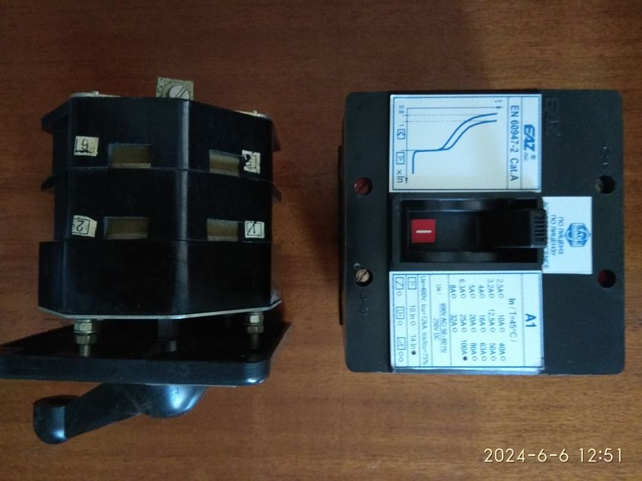 Прекъсвачи,контактори