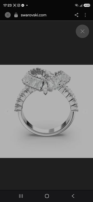 Оригинален Пръстен Swarovski - размер 55