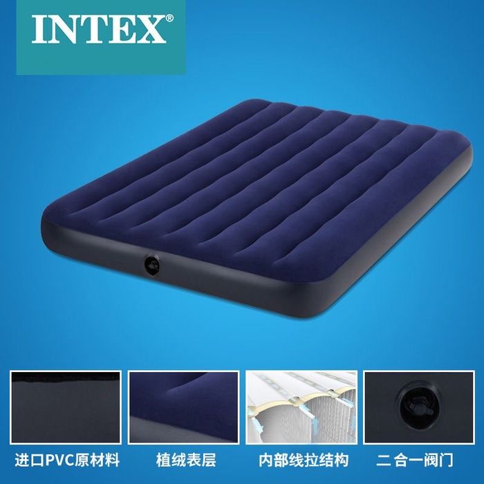 Надувной матрас INTEX для сна и отдыха на природе! И пикника