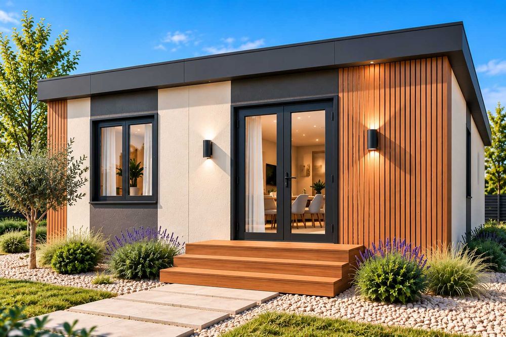 Сглобяема къща SHELTER M7 – 42 м², 2 спални, 19 900 €