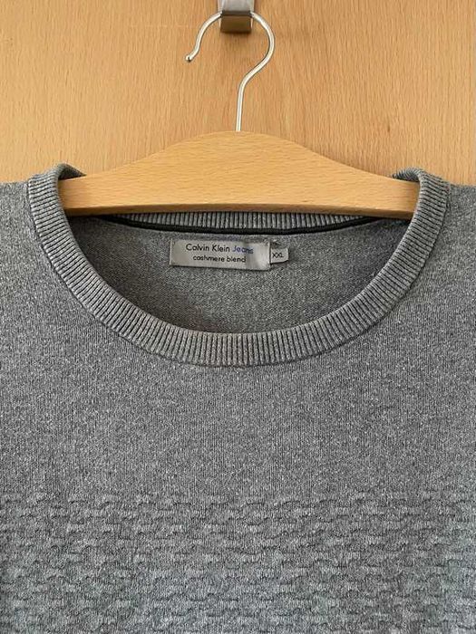 Pulover gri Calvin Klein Jeans