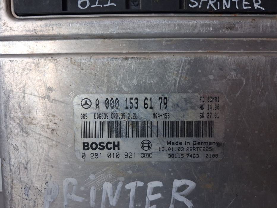 Компютър двигател Mercedes Sprinter 2.2cdi 2003г.