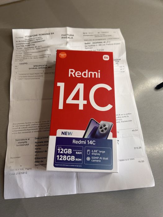 Xiaomi Redmi 14C 128GB - Nou cu Garantie Iulie 2027
