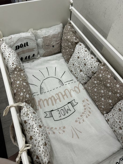 Бортики в детскую кроватку