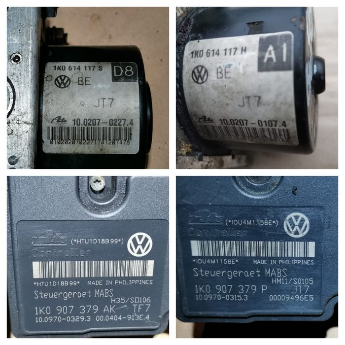 Modul ABS skoda octavia 2 vw golf 5 audi a3 8p leon 1K0614117H / S