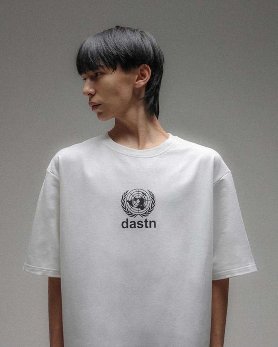 Футболка белая oversize унисекс