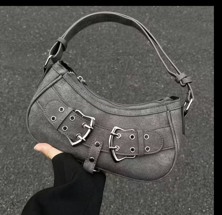 Сумка серая, женская