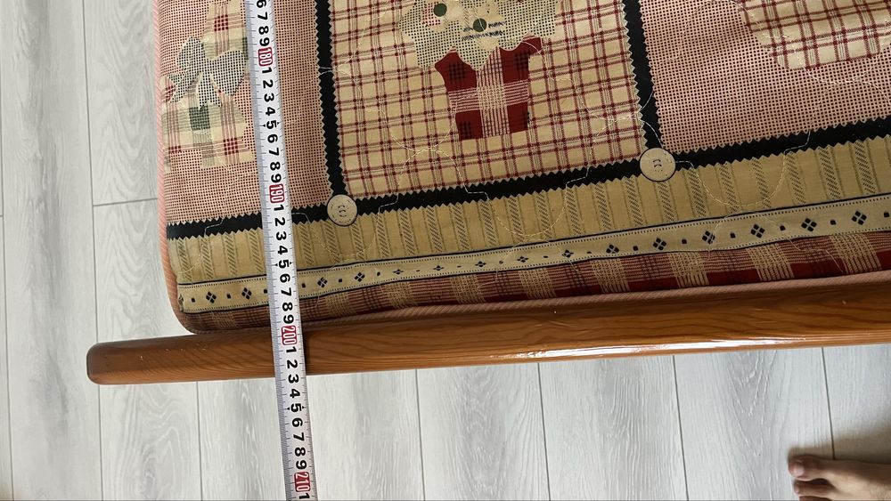 Кровать чистый дуб