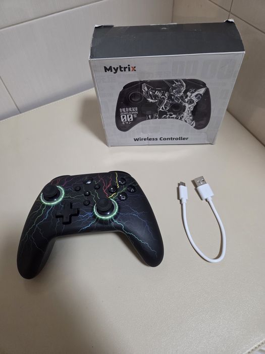 Чисто нов безжичен контролер Mytrix Zero-Kirin, съвместим с Nintendo Switch, PC, Android и iOS.