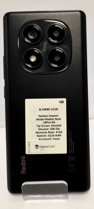(AG35 B 34680) Telefon Xiaomi Redmi Note 14Pro 5G - 750 Lei Garantie!