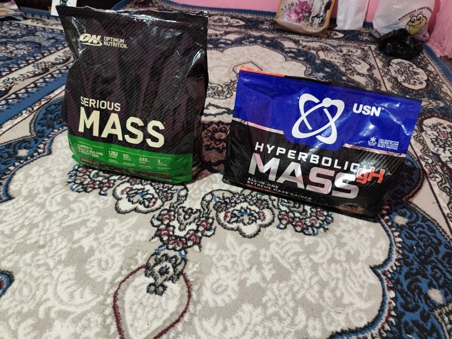 Geyner : Optimum Nutrition Serious Mass & USN Hyperbolic Mass