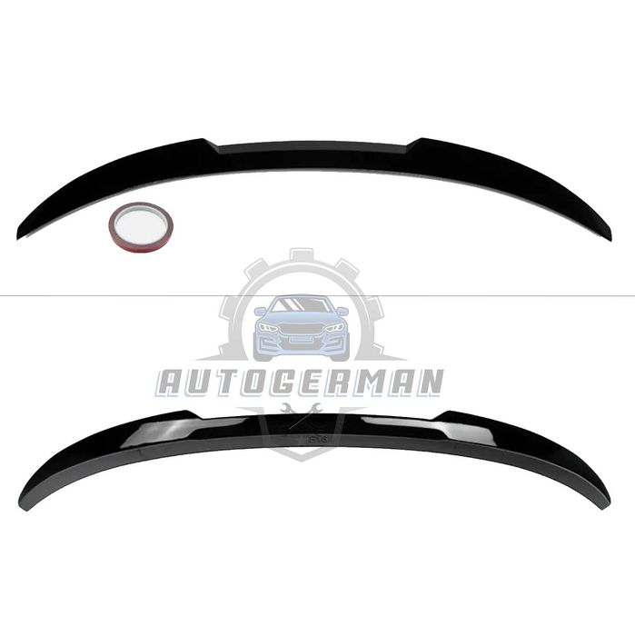 Спойлер за BMW F16 X6 M4 style черен гланц (2019+) крило нож лип