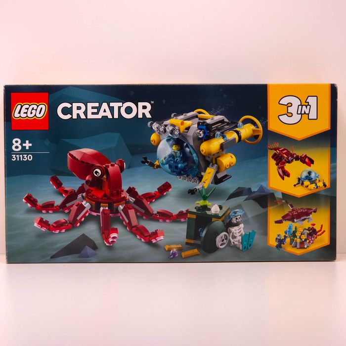 Vând LEGO Creator 3in1 Sunken Treasure Mission (31130)[522 Piese] Set Complet, Cutie + Instrucțiuni