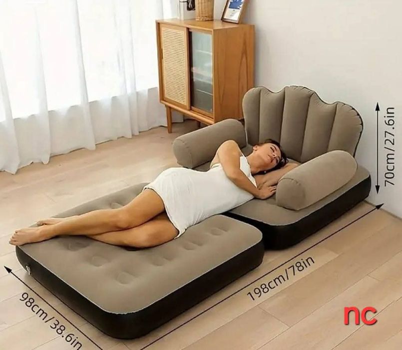 Надуваем фотьойл-легло