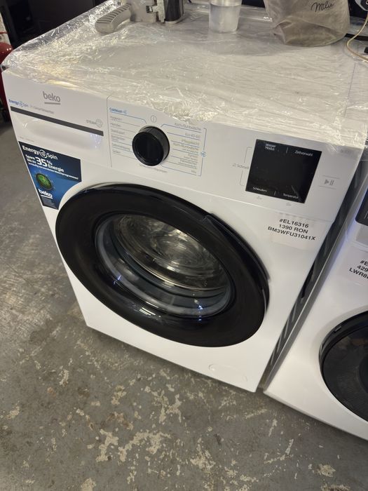 Mașină de spălat rufe 10kg Beko BM3WFU31041X, factura si garantie 12 luni
