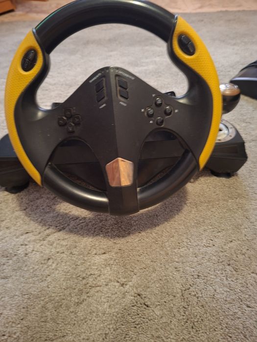 Volan plus pedale pentru xbox si ps