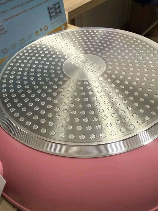 Комплект от 3 алуминиеви тигана с незалепващо мраморно покритие