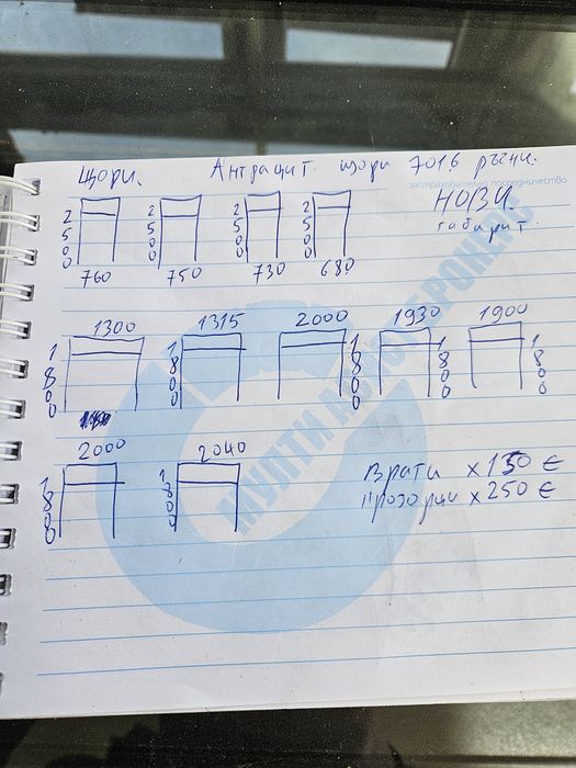Външни щори Антрацит НОВИ