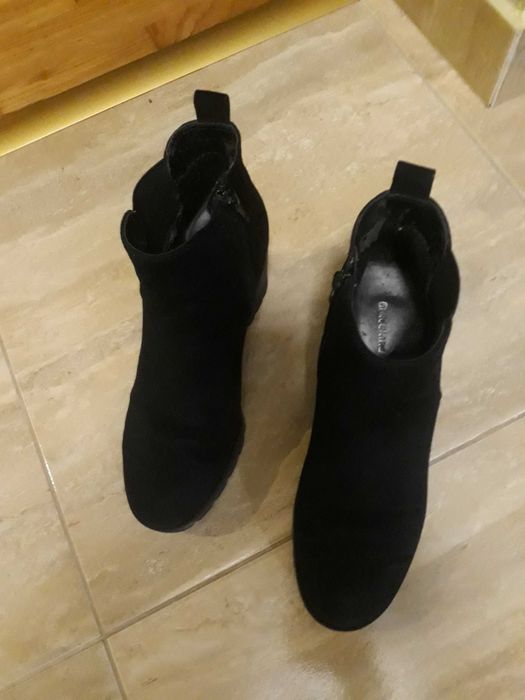 Botine toc gros 37 Deichmann