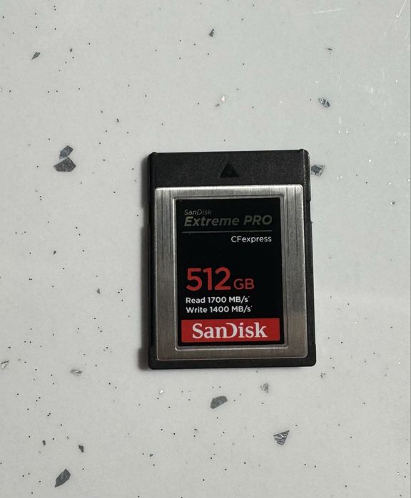 Card sandisk extreme Pro 512gb CFexpress B