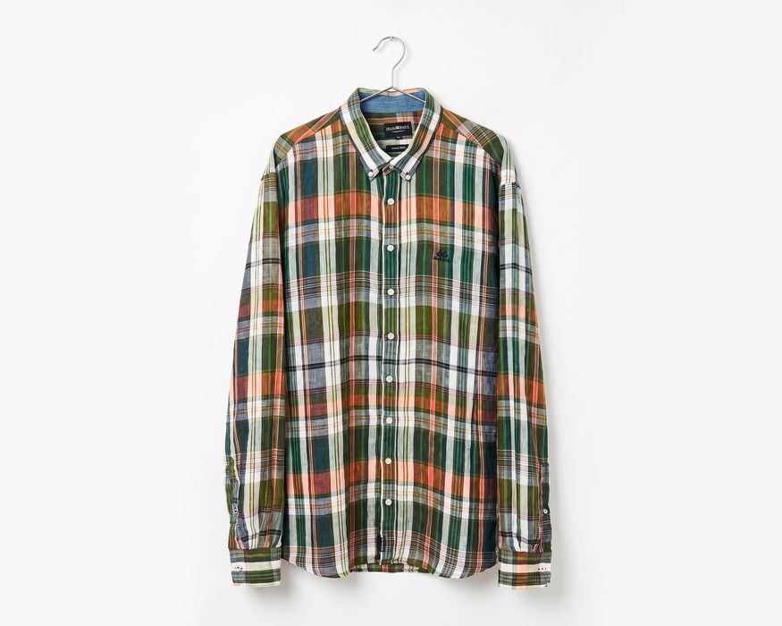 Jean Paul 100% Ленена мъжка риза размер 3XL / XXXL
