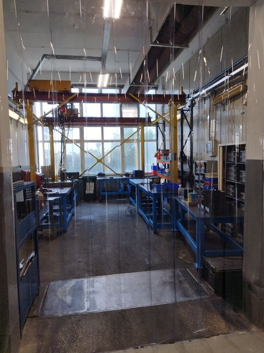 Perdele PVC despartitor de hală