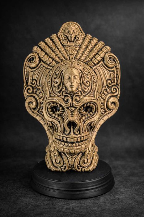 Bust Morrigan 3D Printat Pictat Manual - Decor Arta Cadou 28cm